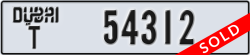 dubai - code - T - number -54312