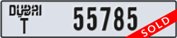 dubai - code - T - number -55785