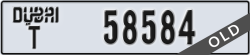 dubai - code - T - number -58584