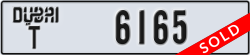 dubai - code - T - number -6165
