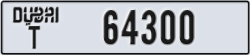 dubai - code - T - number -64221