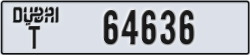 dubai - code - T - number -64636