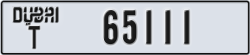 dubai - code - T - number -65111