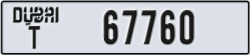 dubai - code - T - number -67760