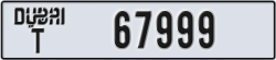 dubai - code - T - number -67999