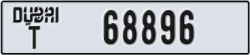 dubai - code - T - number -68896
