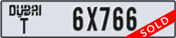 dubai - code - T - number -6X766