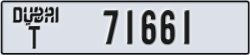 dubai - code - T - number -71582