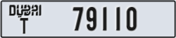 dubai - code - T - number -79110
