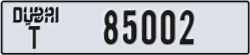 dubai - code - T - number -85002