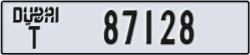 dubai - code - T - number -87128