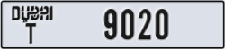 dubai - code - T - number -9020