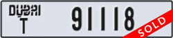 dubai - code - T - number -91118