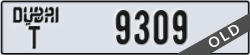 dubai - code - T - number -9309