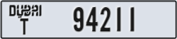 dubai - code - T - number -94211
