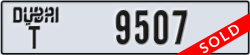 dubai - code - T - number -9507