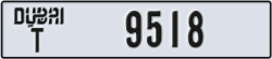 dubai - code - T - number -9518