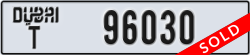 dubai - code - T - number -96030