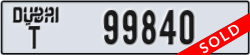 dubai - code - T - number -99840