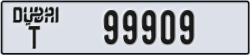 dubai - code - T - number -99909