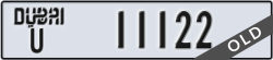 dubai - code - U - number -11122