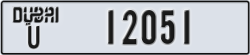 dubai - code - U - number -12051