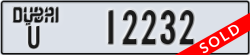 dubai - code - U - number -12232
