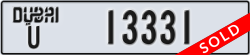 dubai - code - U - number -13331