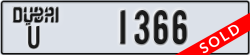 dubai - code - U - number -1366