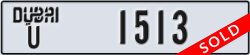 dubai - code - U - number -1513