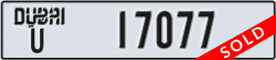dubai - code - U - number -17077