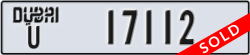 dubai - code - U - number -17112