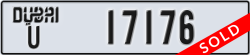 dubai - code - U - number -17176