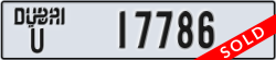 dubai - code - U - number -17786