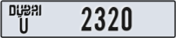 dubai - code - U - number -2320