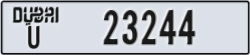 dubai - code - U - number -23244