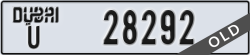dubai - code - U - number -28292