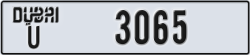 dubai - code - U - number -3065