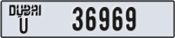 dubai - code - U - number -36969