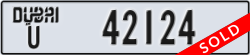 dubai - code - U - number -42124