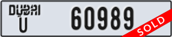dubai - code - U - number -60989