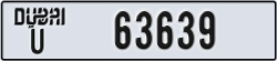 dubai - code - U - number -63639