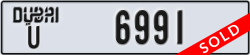 dubai - code - U - number -6991