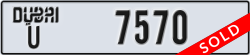 dubai - code - U - number -7570