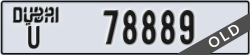 dubai - code - U - number -78889