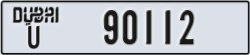 dubai - code - U - number -90112