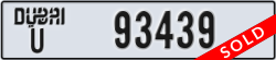 dubai - code - U - number -93439