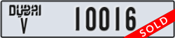 dubai - code - V - number -10016
