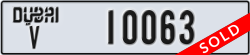 dubai - code - V - number -10063