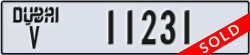 dubai - code - V - number -11231